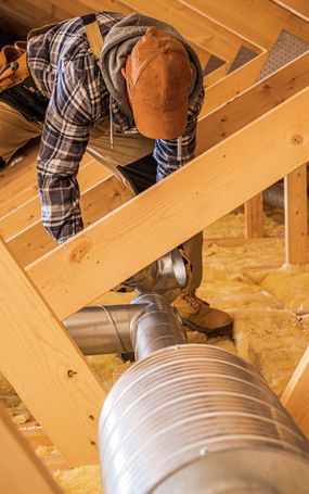 Professional duct cleaning after construction in a New Jersey building renovation