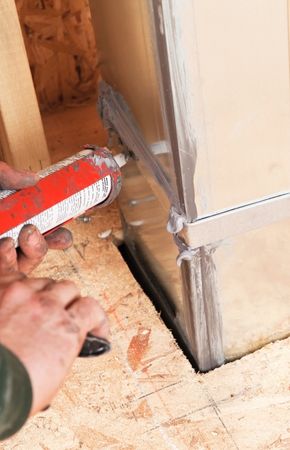 Repairing a leaky air duct in New Jersey to improve home energy efficiency and indoor air quality