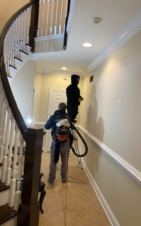 Expert air duct cleaning service in residential New Jersey home enhances indoor air quality