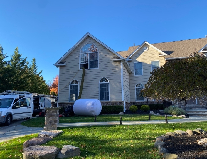 Residential HVAC cleaning service in New Jersey providing air duct maintenance for improved indoor air quality